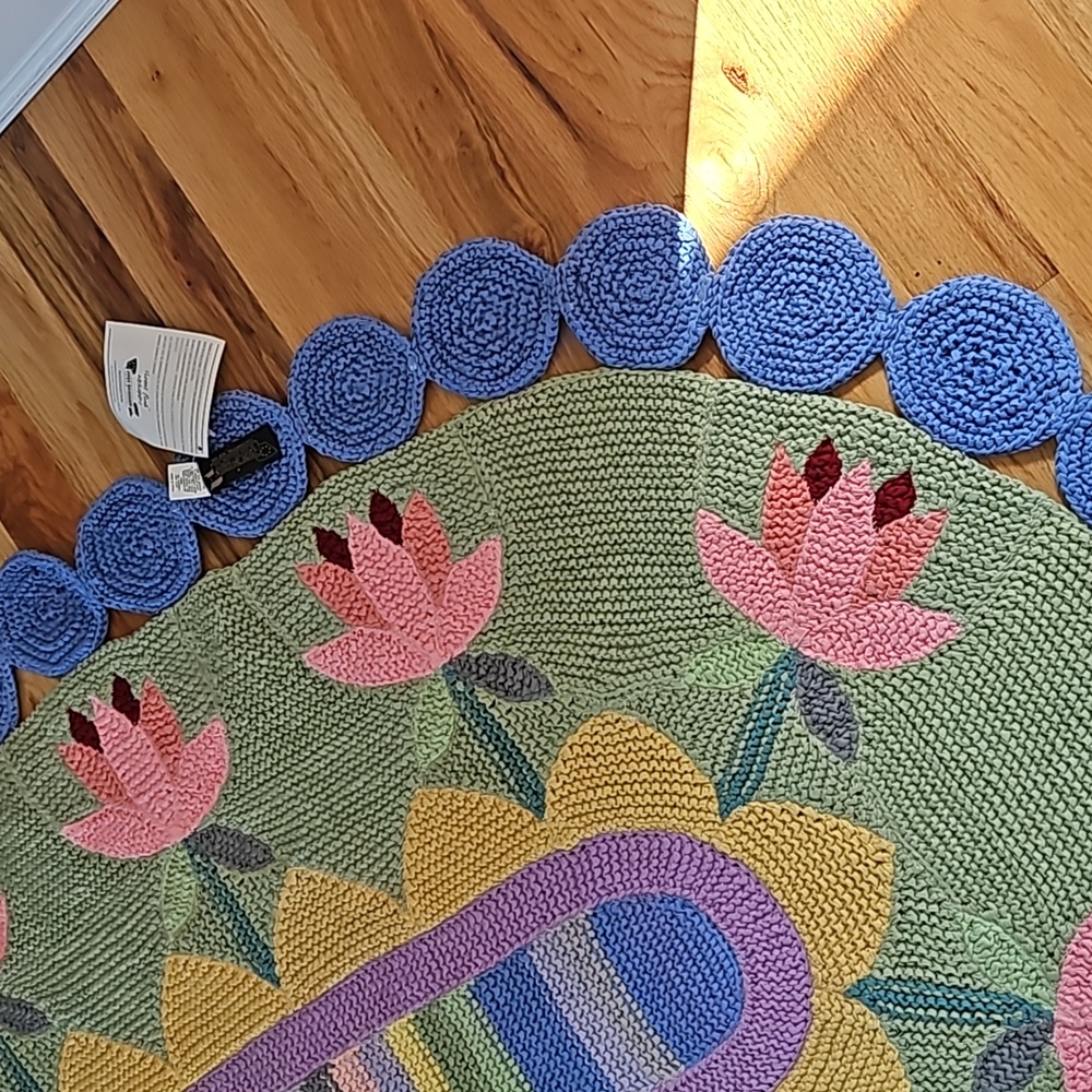 NWT JODI BOUSSON HANDMADE RUG - Picture 3 of 10